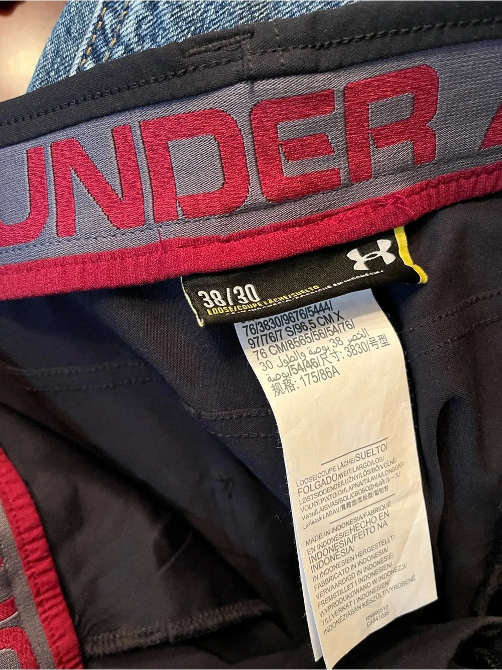 Under Armour Loose Fit Golf Drive Pants Performance Stretch Men's size 38x30